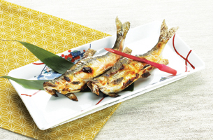 天然川魚塩焼