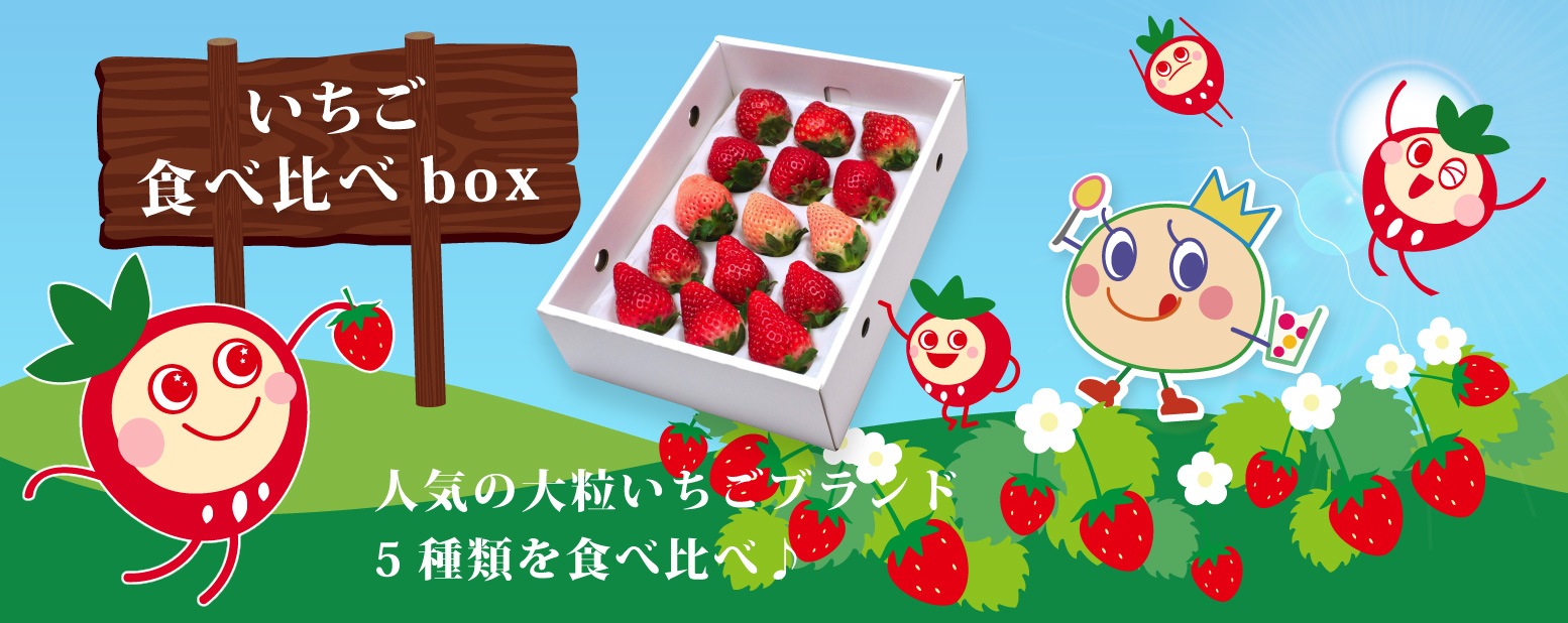 いちご食べ比べbox
