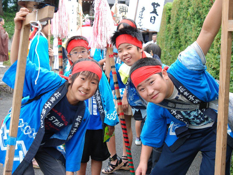 石現文殊尊子ども祭り：画像