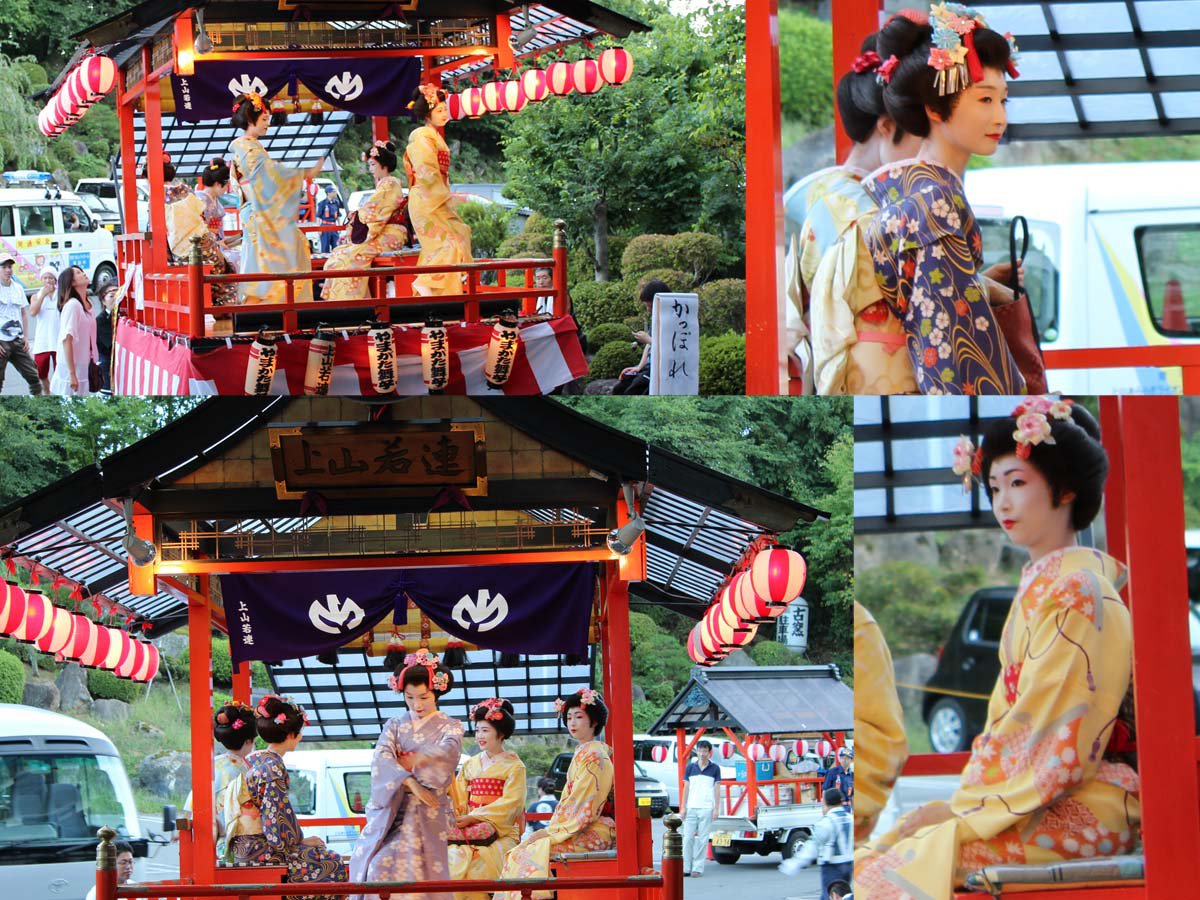 ★踊り山車【日本の宿 古窯】：画像