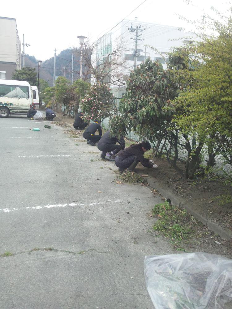 みんなで草取り！：画像