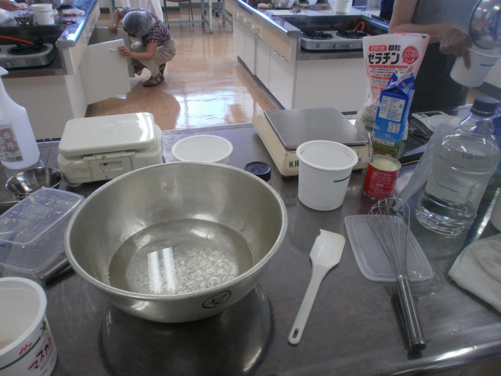 ８月９日真夏のゼリー教室、終了しました。：画像