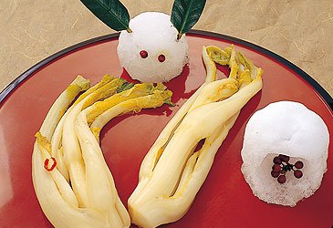 【冬の幻の菜『雪菜漬』】：画像
