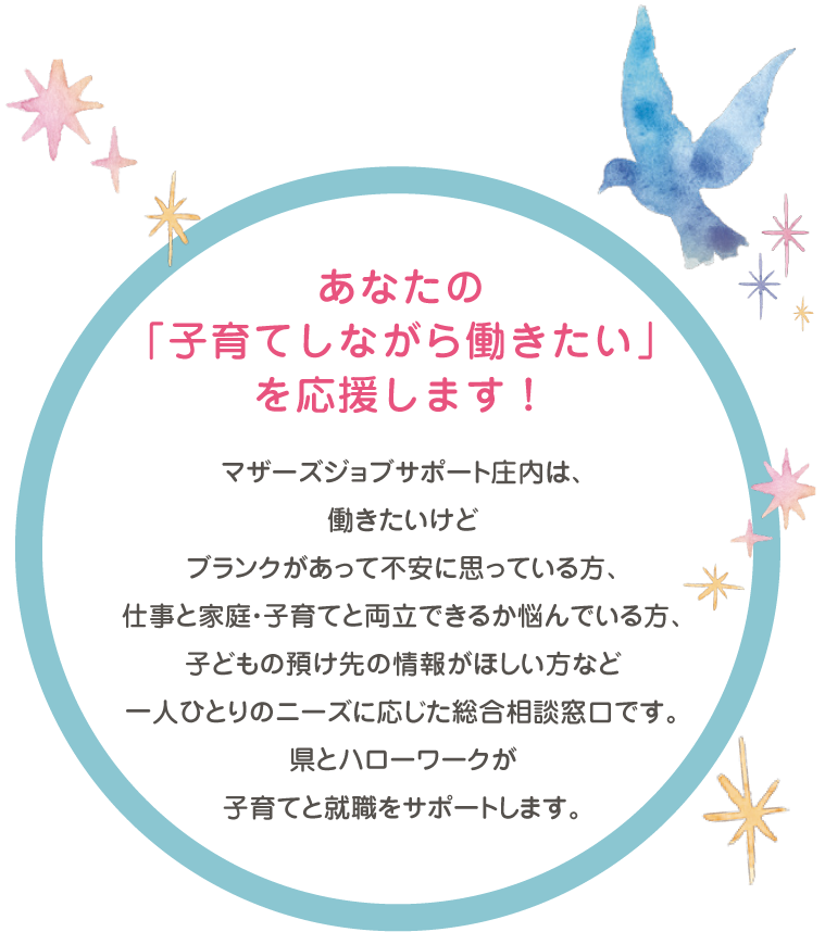 子育ても仕事も楽しむママになる!あなたの「子育てしながら働きたい」を応援します!