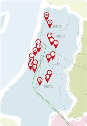山形の酒蔵 (鶴岡市・酒田市周辺の酒蔵)
