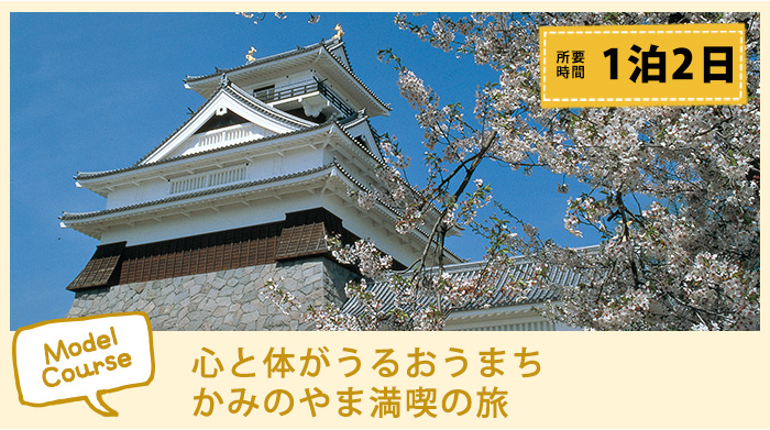 心と体がうるおうまち かみのやま満喫の旅